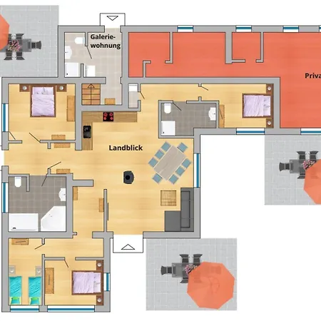 Apartment In Sillens Mit Eigener Terrasse Butjadingen